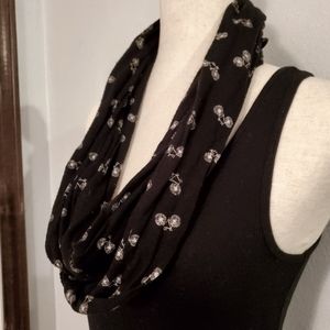 Bicycle Print Infinity Scarf